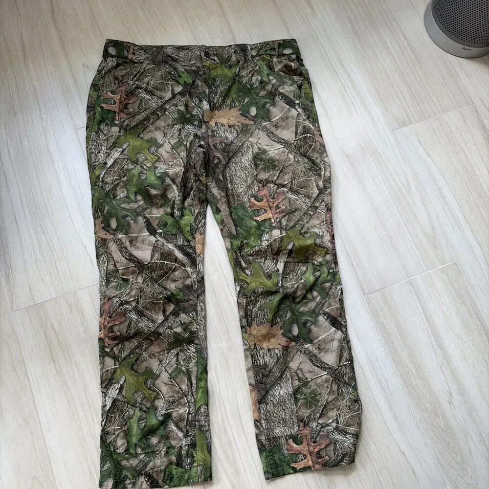 Red Head Pants Mens XL Green Cargo Straight Leg Realtree Hunting Outdoor Camo